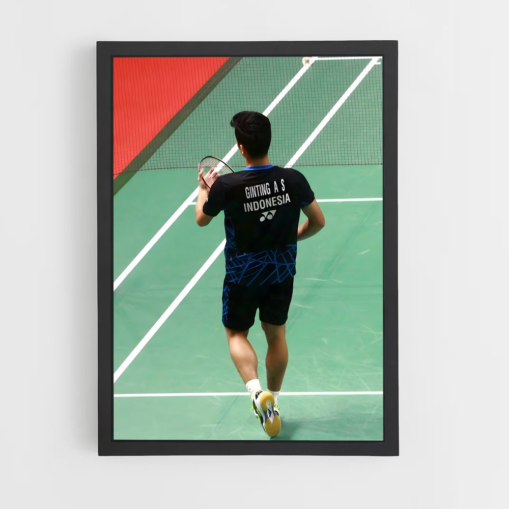 Poster Serve Ace – affiche Badminton (vue 2)